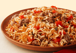 Zesty Spanish Beef and Rice